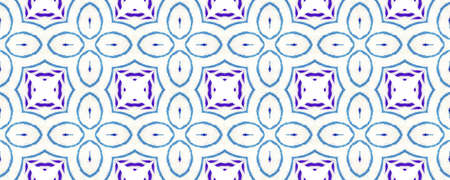 Portuguese Decorative Tiles. Arabian Wall. Portuguese Decorative Tiles Background. Ethnic Mandala Texture. Square Surface. Fine Marrakesh Design.の写真素材