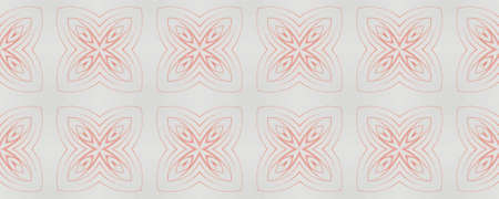 Hand Drawn Geometrical Pattern. Line Hawaii Symmetry Artwork. Background Hand Drawn Geometrical Pattern. Square Floral Portuguese Print. Modern Summer Ornateの写真素材