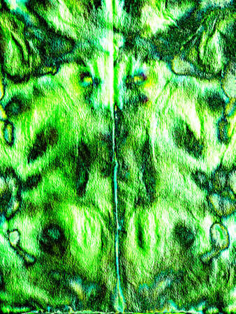 Green Light Flare. Mint Neon Decoration. Neon Vivid Black Decor. Black Green Background. Mint Dark Design. Futuristic Fabric. Neon Scrapbook.の写真素材