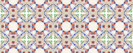 Portuguese Decorative Tiles. Spring Muslim Backdrop. Flora Batik Textile. Portuguese Decorative Tiles Background. Square Pakistan Surface. Flower Summerの写真素材