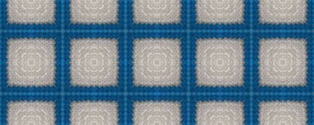 Silhouette Christmas Decorations. Soft Bluestone Wool Surface. Graphic Jacquard Paint. Silhouette Christmas Decorations Background. Jeans Linen Seamless Knitwear Marbleの写真素材