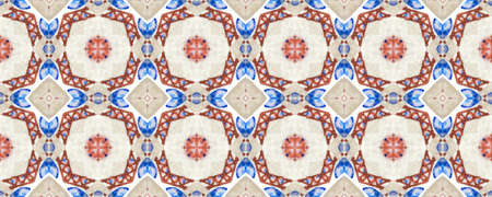 Portuguese Decorative Tiles. Chevron Graphic Artwork. Portuguese Decorative Tiles Background. Mexican Texture. Grunge Textile. Batik Rome Motif.の写真素材