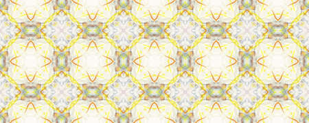 Portuguese Decorative Tiles. Ornate Caramel Glow Print. Portuguese Decorative Tiles Background....