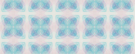 Hand Drawn Geometrical Pattern. Pen Floral Geometric Motif. Background Hand Drawn Geometrical Pattern. Repeat Floral Turkish Motif. Funky Floral Orientalの写真素材