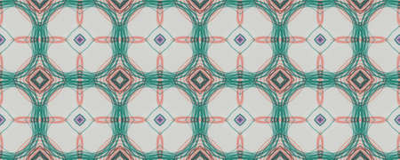Portuguese Decorative Tiles. Fine Ornate Illustration. Portuguese Decorative Tiles Background. Moroccan Simple Style. Brush Azulejo Boho Artwork. Handの写真素材