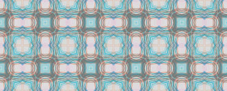 Hand Drawn Geometrical Pattern. Line Hawaii Patchwork Design. Background Hand Drawn Geometrical Pattern. Graphic Tile Mediterranean Print. Cartoon Daisy Arabesqueの写真素材