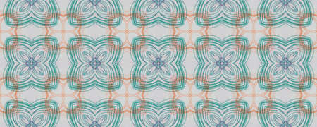 Portuguese Decorative Tiles. Ikat Kaleidoscope Textile. Portuguese Decorative Tiles Background. Italian Graphic Textile. Highlighter Vintage Fine Wall. Handの写真素材