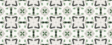 Portuguese Decorative Tiles Background. Mint Japanese Pattern. Graphic Ethnic Illustration. Portuguese Decorative Tiles. Kilim Blurry Design. Blurryの写真素材