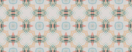 Portuguese Decorative Tiles. Boho Vintage Banner. Portuguese Decorative Tiles Background. Japanese Graphic Wall. Brush Azulejo Geo Texture. Stripeの写真素材
