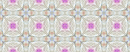 Portuguese Decorative Tiles. Daisy Marrakesh Ornament. Daisy Chevron Banner. Portuguese Decorative Tiles Background. Kaleidoscope Italy Design. Vintage Summer の写真素材
