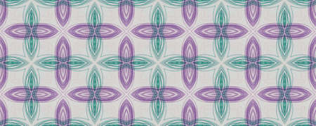 Portuguese Decorative Tiles. Ikat Ornate Decor. Portuguese Decorative Tiles Background. Damask Hand Textile. Gouache Watercolor Geo Artwork. Drawnの写真素材