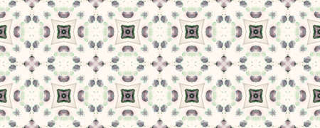 Portuguese Decorative Tiles. Plant Mediterranean Wall. Petal Tile Wall. Portuguese Decorative Tiles Background. Symmetry Spanish Wall. Flora Creamy の写真素材