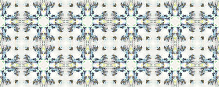 Portuguese Decorative Tiles. Rome Ornament. Portuguese Decorative Tiles Background. Boho Watercolor Texture. Symmetry Style. Chevron Damask Motif.の写真素材