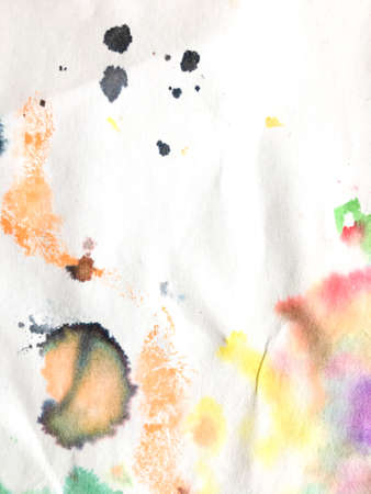 Wall Art Canvas. Happy Child Paint.  Aquarelle Futuristic Illustration. Triangular Design Elements Background. Element Preschool Banner. Fun Paintings.の写真素材