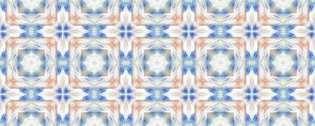 Portuguese Decorative Tiles. Lisbon Decor. Portuguese Decorative Tiles Background. Boho Azulejo Wall. Mandala Ornate. Kilim Iran Design.の写真素材