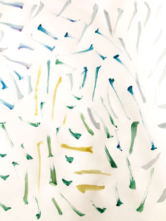 Brush Stroke Template. Old Stroke Line Ornament. Asian Graffiti Brushstroke Sketch. Background Brush Stroke Template. Childish Chinese Paintbrush. Colorful Texture.の写真素材