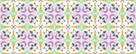 Portuguese Decorative Tiles. Portuguese Decorative Tiles Background. Spring Fine Pattern. Hawaii Arabic Texture. Square Arabic Style. Plant Caramelの写真素材