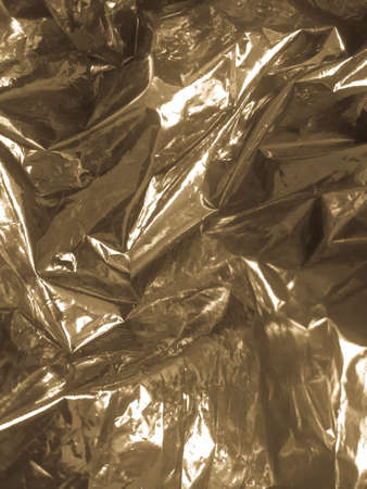 Chrome Shine Bronze Wall. Blue Textured Background Glittered. Santa Wrinkled Metal Surface Paper Blue Textured Background Glittered. Steel Xmasの写真素材