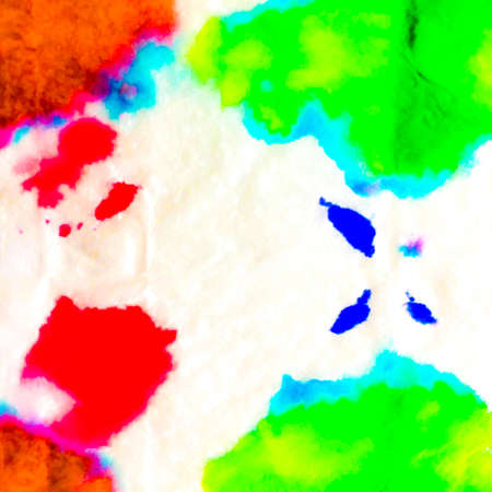 Vivid Kilim Illustration. Indian Ikat. Kilim Trendy Texture. Dye Background Print. Shibori Canvas. Alcohol Ink Artistic Ornament. Tie-dye Art.の写真素材
