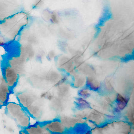 Gray Tye Dye White Textile. Metallic Dirty Art Ink Pattern. Indigo Old Texture. Watercolor Halftone Paint. Lavender White Grunge Paint.の写真素材