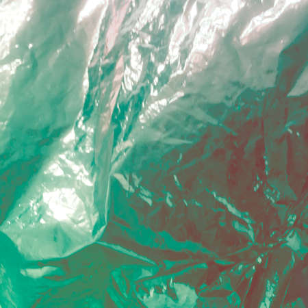 Metallic Blue Geometric Wallpaper. Fantasy Aurora Wrinkled Artwork. Background Metallic Blue Geometric Wallpaper. Xmas Aurora Postcard. Platinum Fantasy.の写真素材
