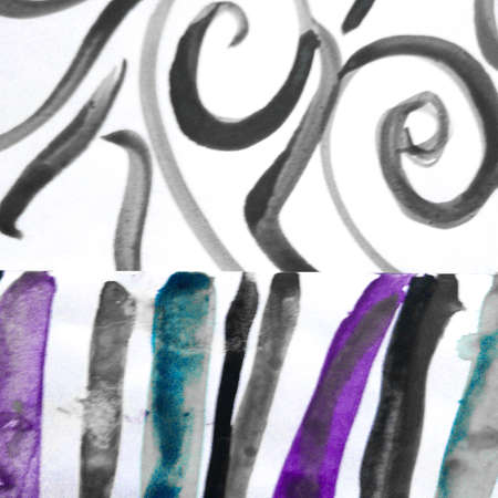 Indigo Grunge Vintage Textile. Monochrome Tye Dye Indigo Background. Lavender Dyed Pattern. Dirty Art Monochrome Pattern. Lavender Winter Old Background.の写真素材