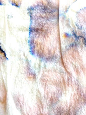 Paintbrush Dyed Decoration. Indian Ikat. Aquarelle Organic Illustration. Dye Background Print. Tie-dye Fabric. Paintbrush Creative Fabric. Dyed Canvas.の写真素材