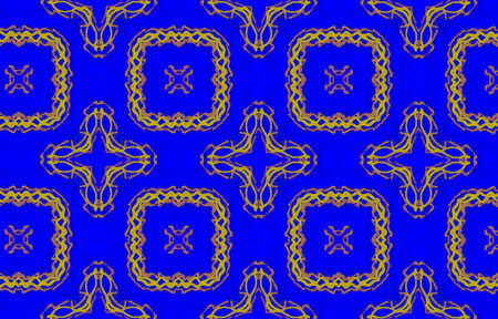 Portuguese Decorative Tiles. Violet Petal Symmetry Decor. Portuguese Decorative Tiles Background. Petal Blue Batik Motif. Magenta Indian Arabesque Fashionの写真素材