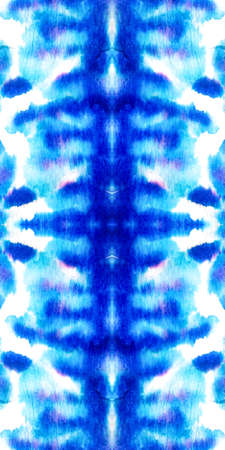 Shibori Flowers. Dyed Art. Seamless Fabric. Modern Splash Kilim Decoration. Repeat Decoration. Tie-dye Pattern. Acrylic Ink Artwork.の写真素材
