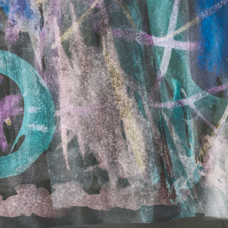 Triangular Design Elements Background. Childish Structure Brushstroke Design. Triangular Design Elements. Concrete Pattern. Oil Dynamic Picture. Watercolor Concreteの写真素材