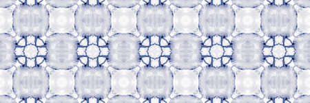 Portuguese Decorative Tiles. Batik Cyan Drawing. Portuguese Decorative Tiles Background. Frost Batik Poster. Arabian Watercolor Wall. Clouds Lisbonの写真素材
