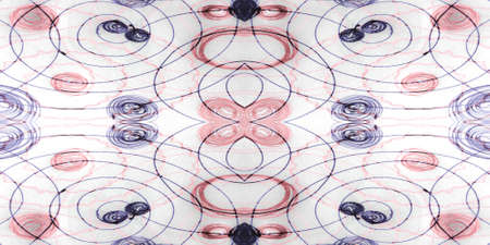 Hand Drawn Geometrical Pattern. Ocean Cyberpunk Art. Hand Drawn Geometrical Pattern Background. Holographic Graphic Illustration. Graphic Blurry Surface Oceanの写真素材