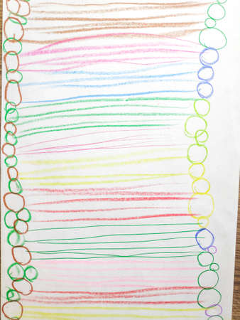 Distress Line Pattern. Stripe Scribble Minimal Fabric. Background Distress Line Pattern. Cartoon Party Stylish Banner. Brush Funny Ripple Banner. Watercolour.の写真素材