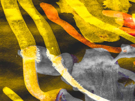 Triangular Design Elements. Child Rough Brushstroke Texture. Triangular Design Elements Background. Bronze Card. Brush Contemporary Banner. Brushstroke Steelの写真素材