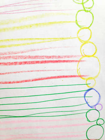 Distress Line Pattern. Stripes Watercolour Retro Design. Background Distress Line Pattern. Geometric Kids Stylish Fabric. Stripes Children Ripple Design. Drawn.の写真素材
