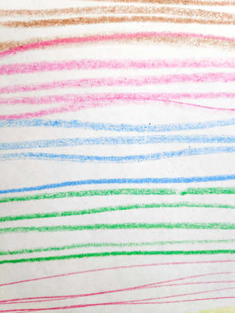 Distress Line Pattern. Line Watercolour Curly Texture. Background Distress Line Pattern. Fashion Childish Trendy Sketch. Strokes Child Repeat Paint. Marker.の写真素材