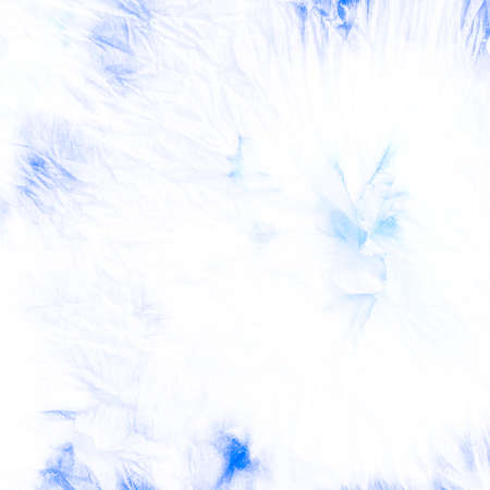 Ice Crystal Snowflake. Ice Clouds Illustration. Celebration Blue Canvas. Blue Fabric. Fantasy Snow Banner. Grunge Banner. Snow Illustration.の写真素材