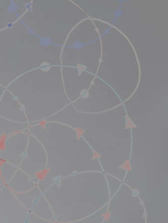 Circles. Spiral Brown Casual Watercolor Textile. Modern Classic Futuristic. Vintage Confetti. Background Circles. Brown Hand. Pastel Freehand.の写真素材