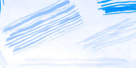 Distress Line Pattern. Line Blue Vintage Sketch. Background Distress Line Pattern. Ripple Baby Trendy Pattern. Indigo Childish Modern Print. Blue Scribble.の写真素材