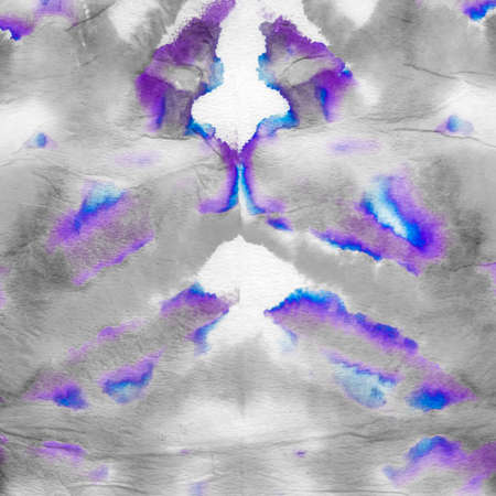 Blue Dyed Halftone Wall. Gray Old Indigo Background. Blue Tye Dye Background. Dyed White Pattern. Blue Metallic Old Wall.の写真素材