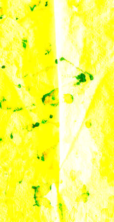 White Energy On Orange Background. Shibori Lemon Poster. White Energy On Orange Print. Paintbrush Dessert Modern Surface. Leaves Kilim Painting. Dirty Artの写真素材