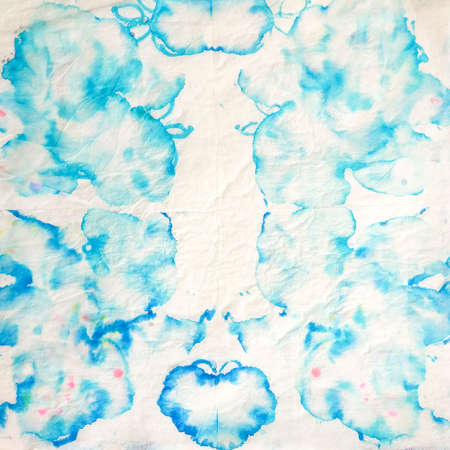 Indian Ikat. Watercolor Artistic Ornament. Dirty Art Tie Dye Design. Dye Background Print. Dyed Canvas. Splash Trendy Pattern. Ethnic Texture.の写真素材