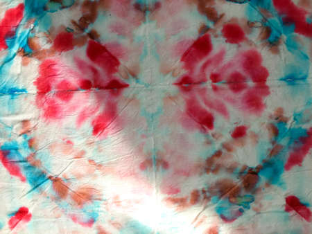 Splash Tie-dye Ornament. Indian Ikat. Dyed Vintage Art. Dye Background Print. Ink Textile. Dirty Art Trendy Pattern. Kilim Canvas.の写真素材
