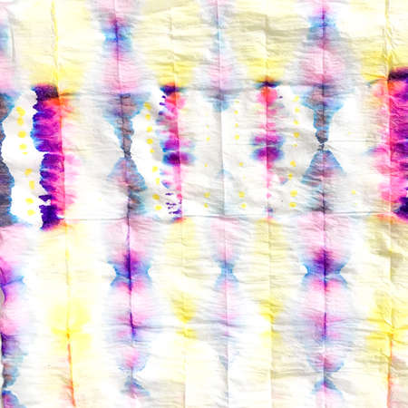 Indian Ikat. Ink Creative Texture. Splash Aquarelle Texture. Dye Background Print. Dyed Pattern. Dirty Art Creative Textile. Tie Dye Illustration.の写真素材