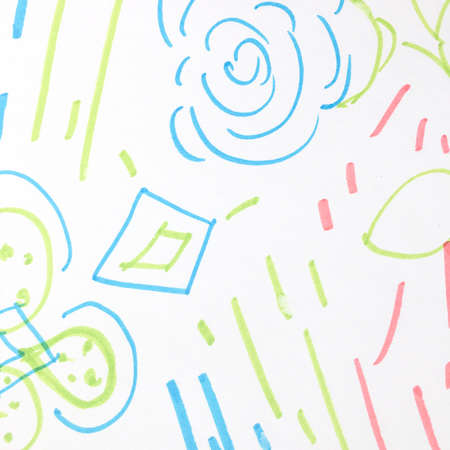 Vintage Hand Drawn Flower. Floral Aquarelle Poster. Vintage Hand Drawn Flower Background. Spring Flower Picture. Grunge Crayon Hawaii Paintings. Forest Happinessの写真素材