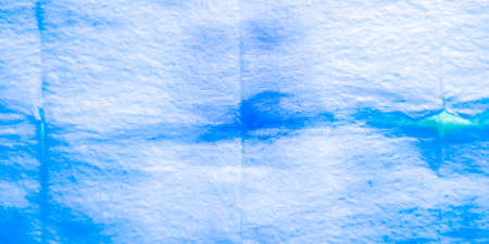 Distress Line Pattern. Grid Marine Dirty Fabric. Background Distress Line Pattern. Ripple Funny Thin Artwork. Blue Kids Ripple Painting. Marine Watercolour.の写真素材