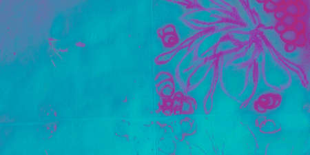 Glossy Violet Background. Gouache Blurry Red Print. Glossy Violet Background Background. Element Pink Artwork. Pink Dynamic Artwork.の写真素材