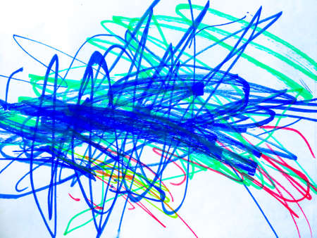 Striped Pattern. Pencil Wall. Organic Surface. Watercolour Pattern Waves Background. Dynamic Card. Paintbrush Ornament Artwork. Wave Painting.の写真素材