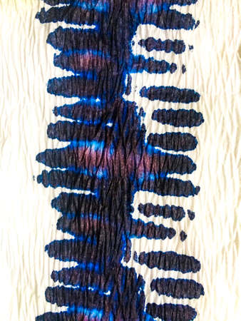 Striped Pattern. Ink Wall. Stipple Pattern. Chalk Pattern Waves Background. Ornament Surface. Hand Drawn Aso Oke Banner. Cartoon Wall.の写真素材