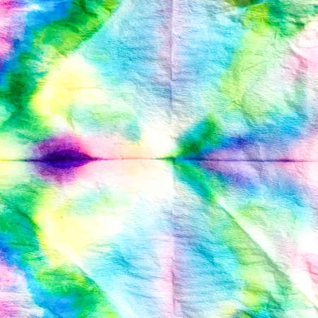 Paintbrush Dyed Ornament. Indian Ikat. Ink Artistic Texture. Dye Background Print. Tie-dye Ornament. Splash Colorful Artwork. Shibori Decoration.の写真素材